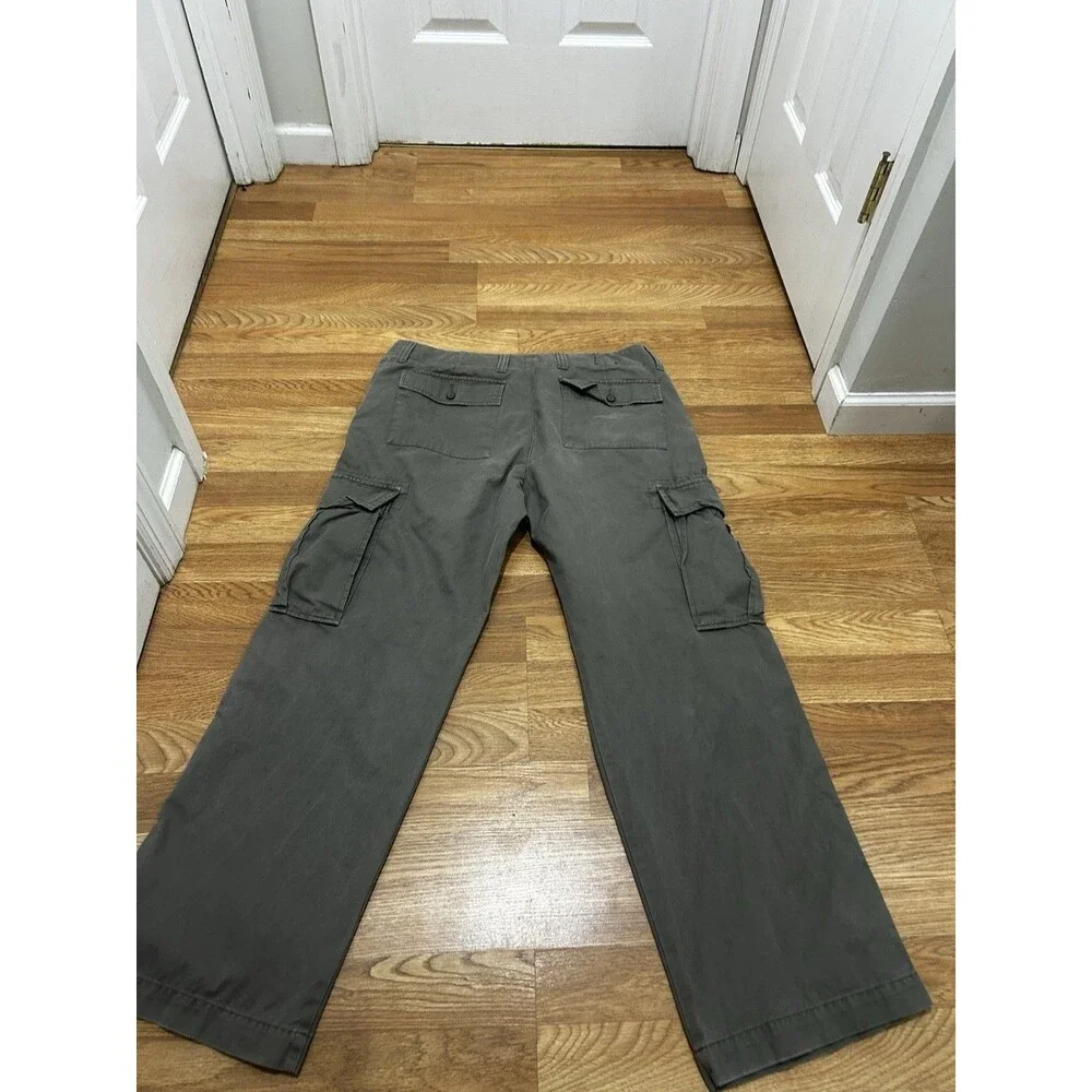 Banana Republic Men’s Cargo Pants 36x32 Relaxed Fit Gray 100% Cotton